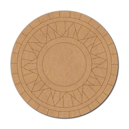 Mandala Diya Tealight Holder Pre Marked MDF Design 37