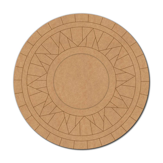 Mandala Diya Tealight Holder Pre Marked MDF Design 37