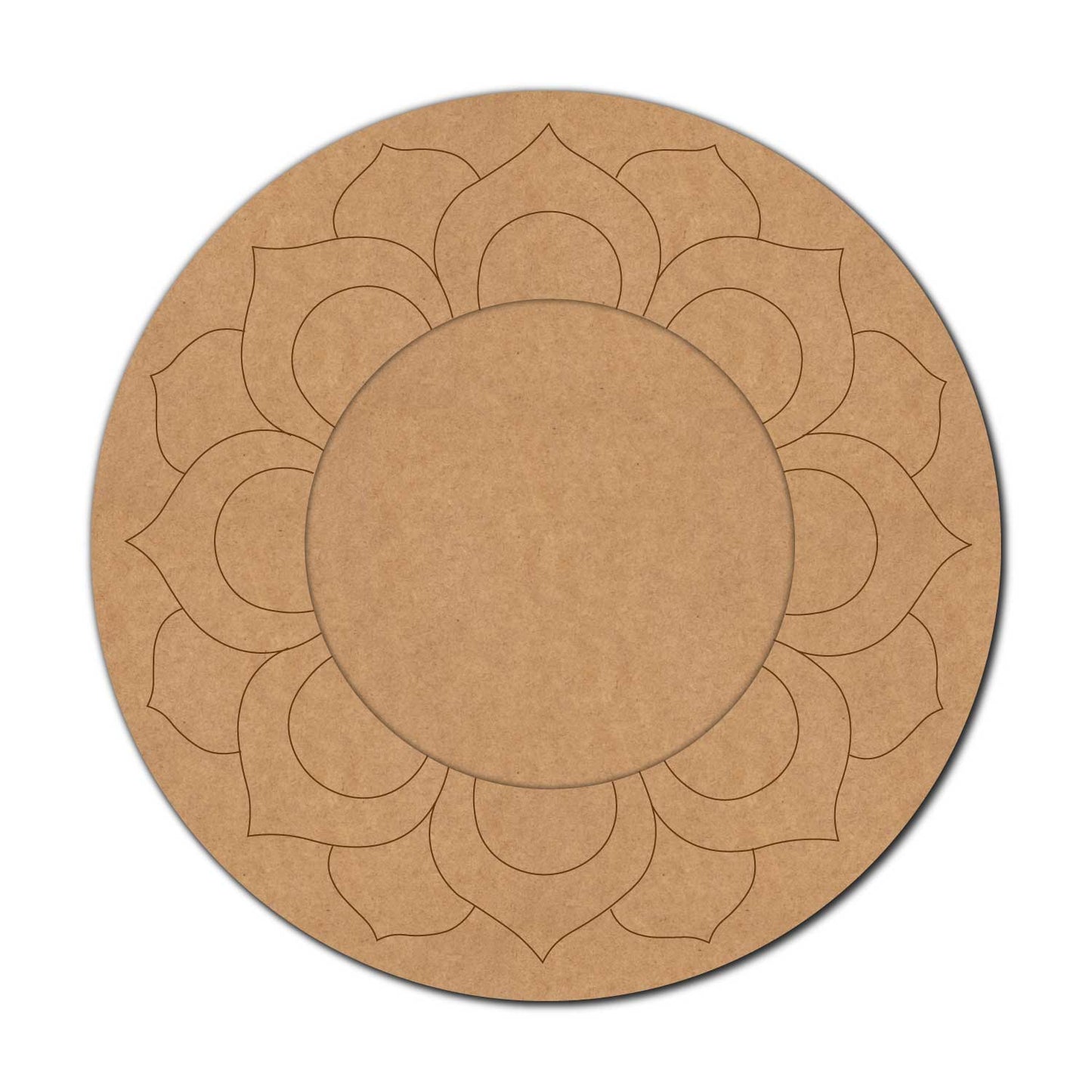 Mandala Diya Tealight Holder Pre Marked MDF Design 38