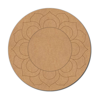 Mandala Diya Tealight Holder Pre Marked MDF Design 38