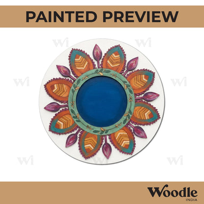 Mandala Diya Tealight Holder Pre Marked MDF Design 39