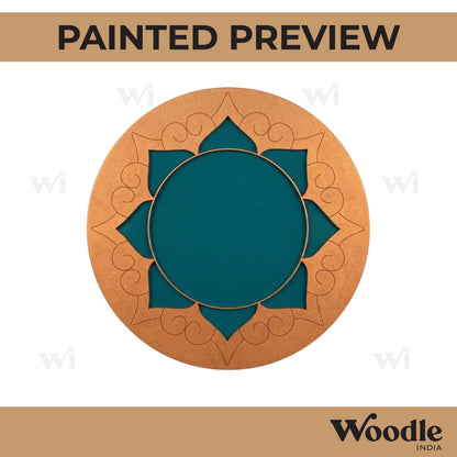 Mandala Diya Tealight Holder Pre Marked MDF Design 40