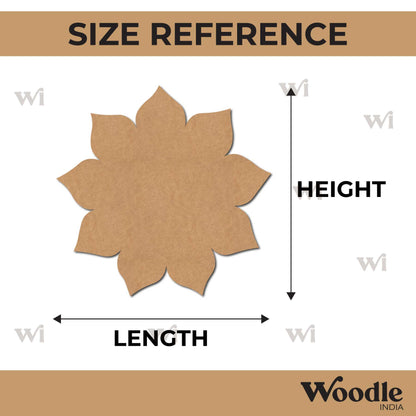 Mandala Flower Cutout MDF Design 1
