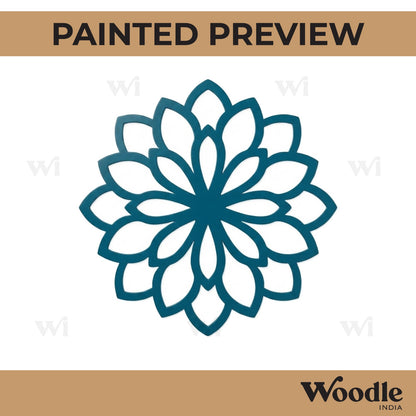 Mandala Flower Cutout MDF Design 2