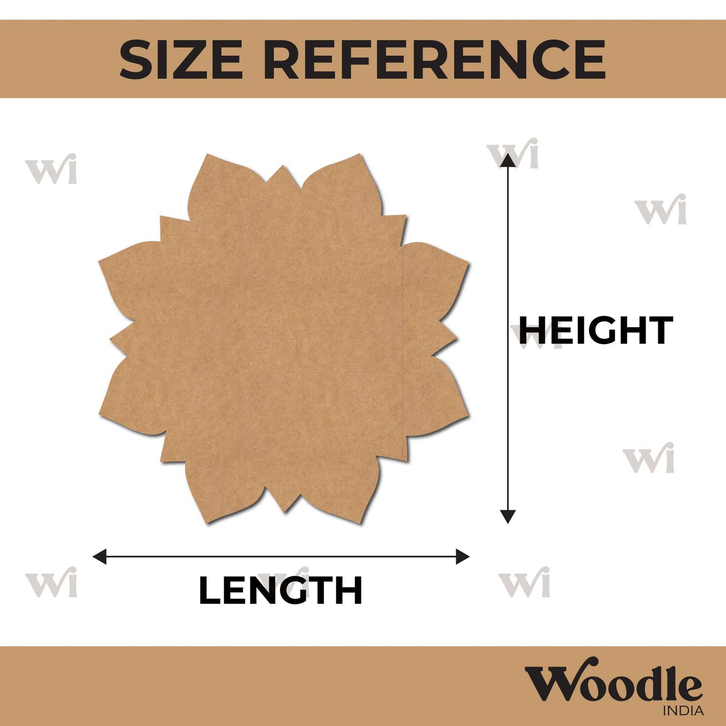 Mandala Flower Cutout MDF Design 2