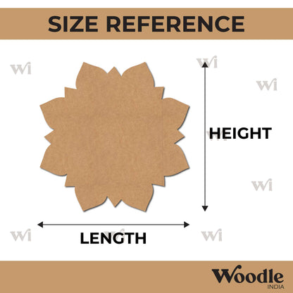Mandala Flower Cutout MDF Design 2