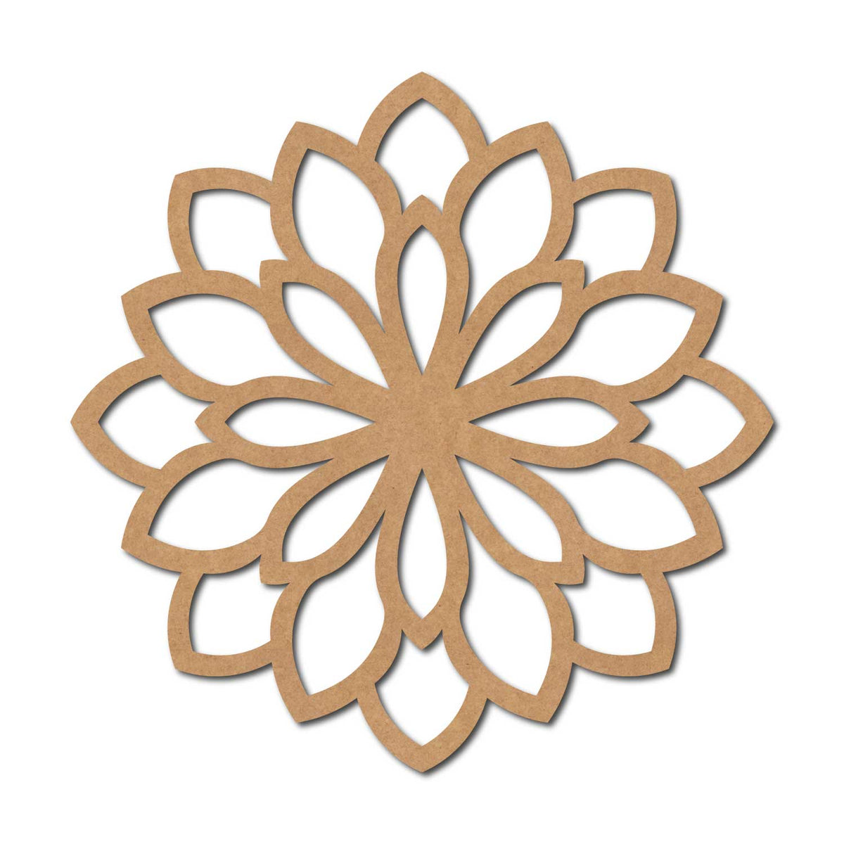 Mandala Flower Cutout MDF Design 2
