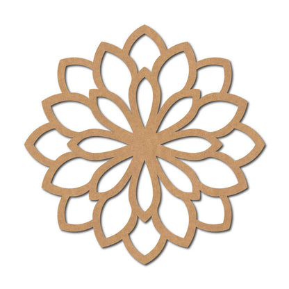 Mandala Flower Cutout MDF Design 2