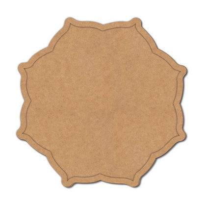 Mandala Frame Ring Base MDF Design 1