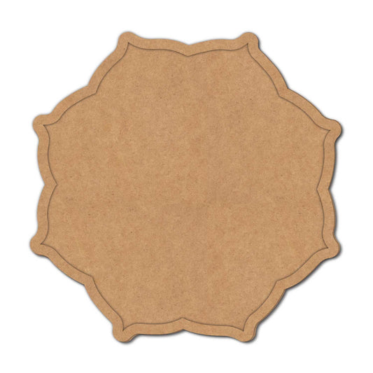 Mandala Frame Ring Base MDF Design 1