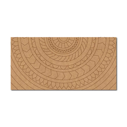 Mandala Lippan Art Pre Marked Rectangle MDF Design 2