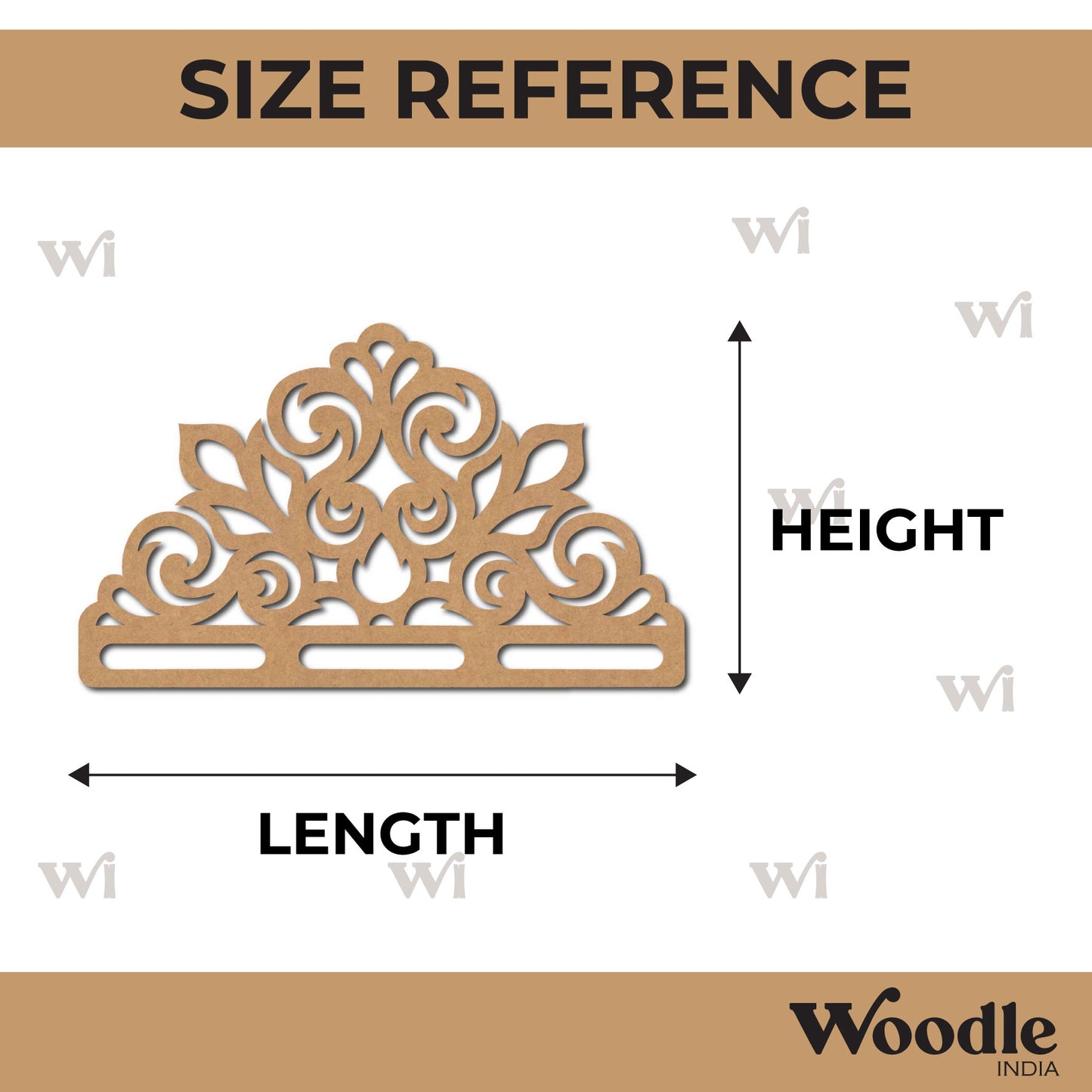 Mandala Macrame Cutout MDF Design 1
