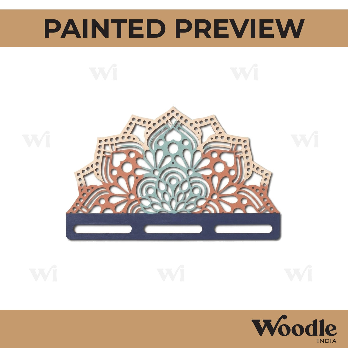 Mandala Macrame Cutout MDF Design 2