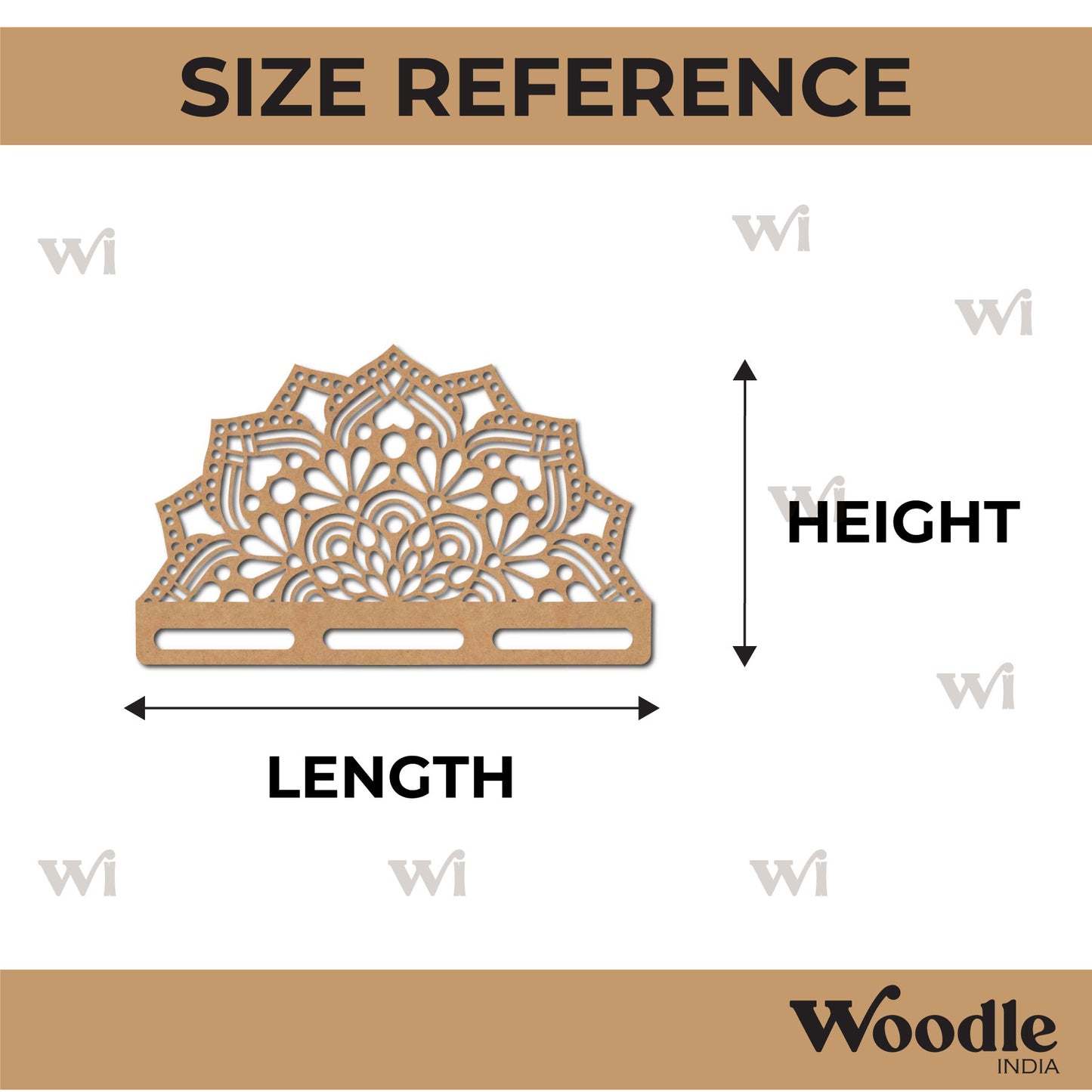 Mandala Macrame Cutout MDF Design 2