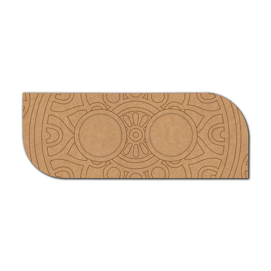 Mandala Multiple Diya Tealight Holder MDF Design 1