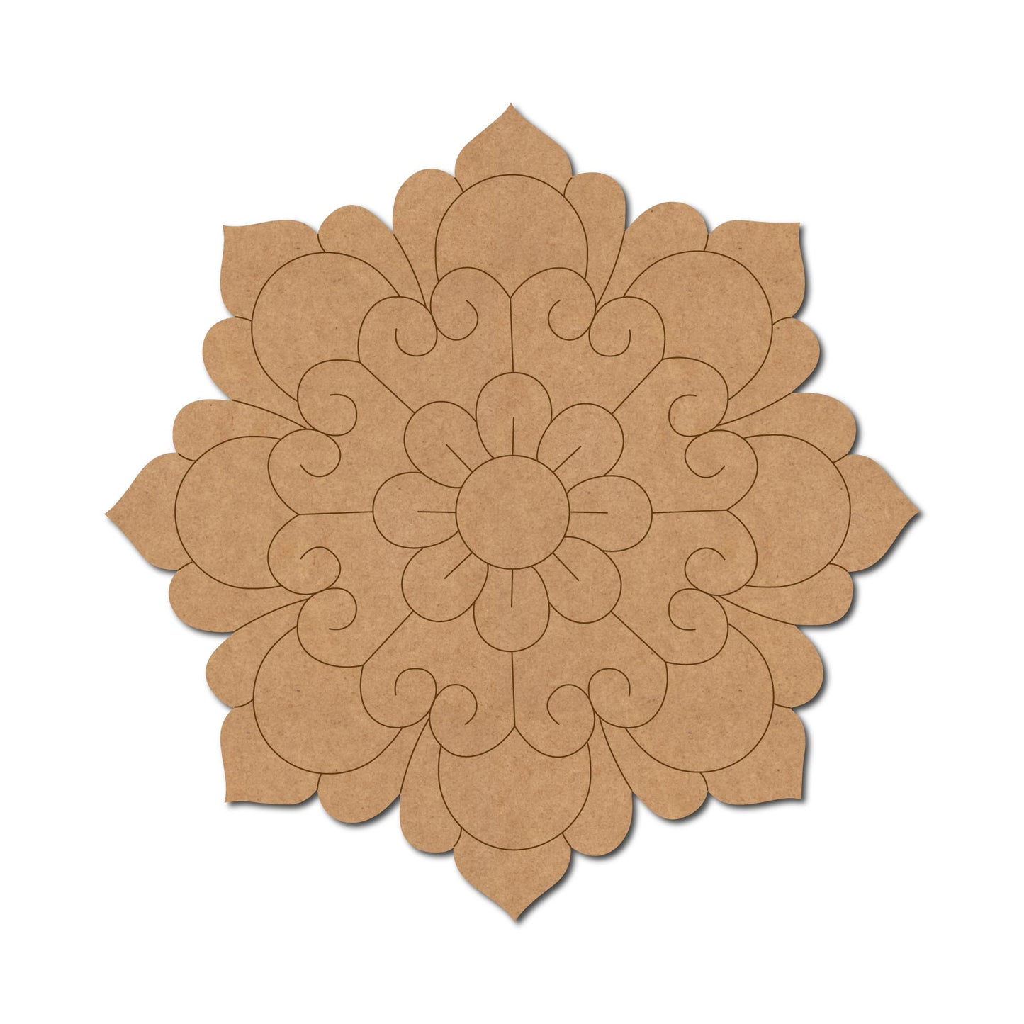 Mandala Pre Marked Base MDF Design 1