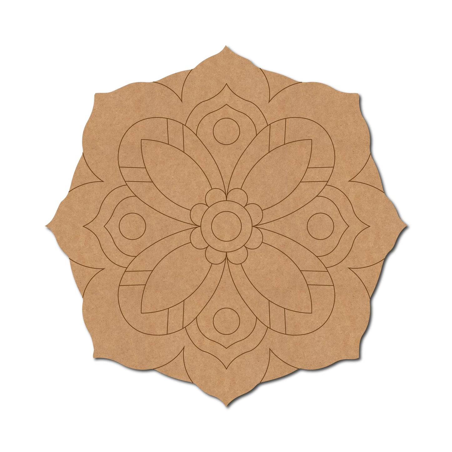 Mandala Pre Marked Base MDF Design 10