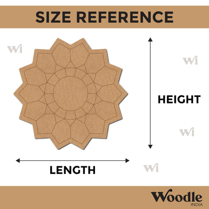 Mandala Pre Marked Base MDF Design 11