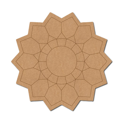 Mandala Pre Marked Base MDF Design 11