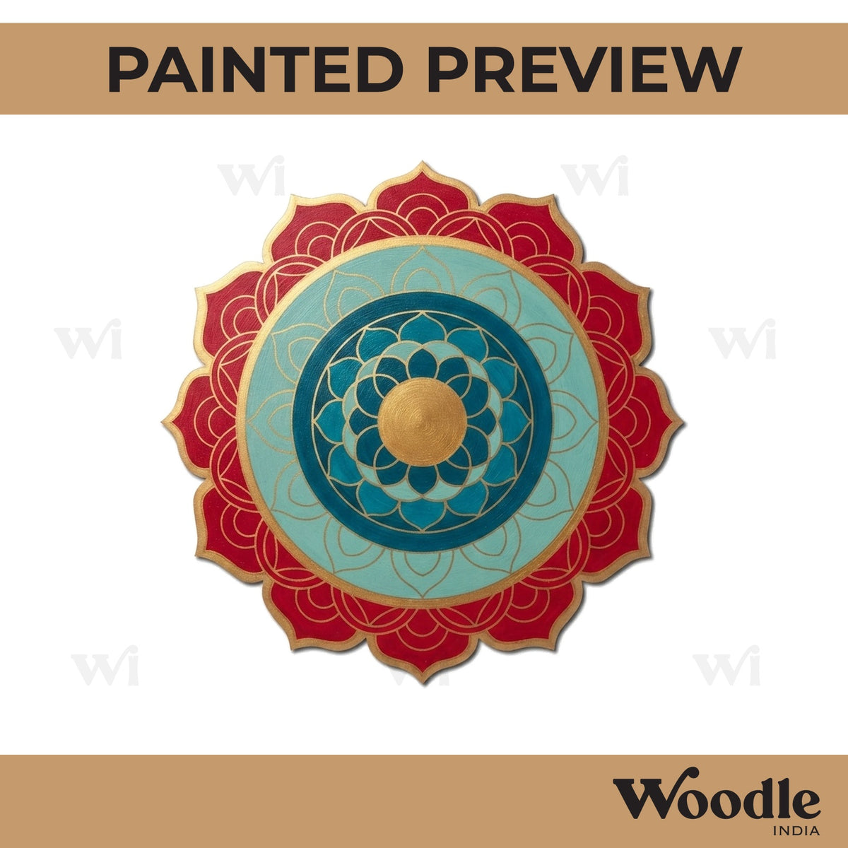 Mandala Pre Marked Base MDF Design 12