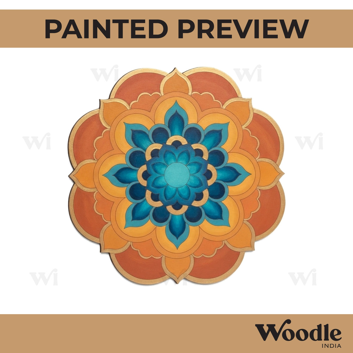 Mandala Pre Marked Base MDF Design 13