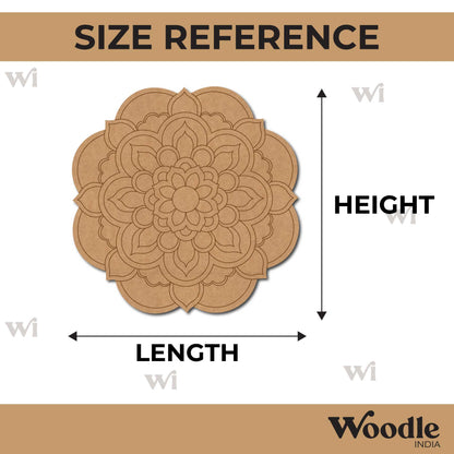 Mandala Pre Marked Base MDF Design 13