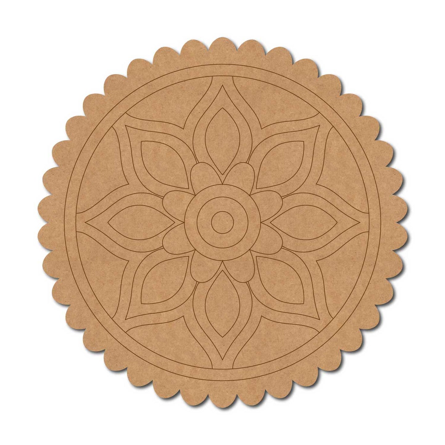 Mandala Pre Marked Base MDF Design 15