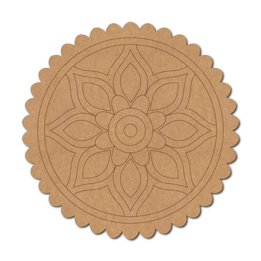 Mandala Pre Marked Base MDF Design 15