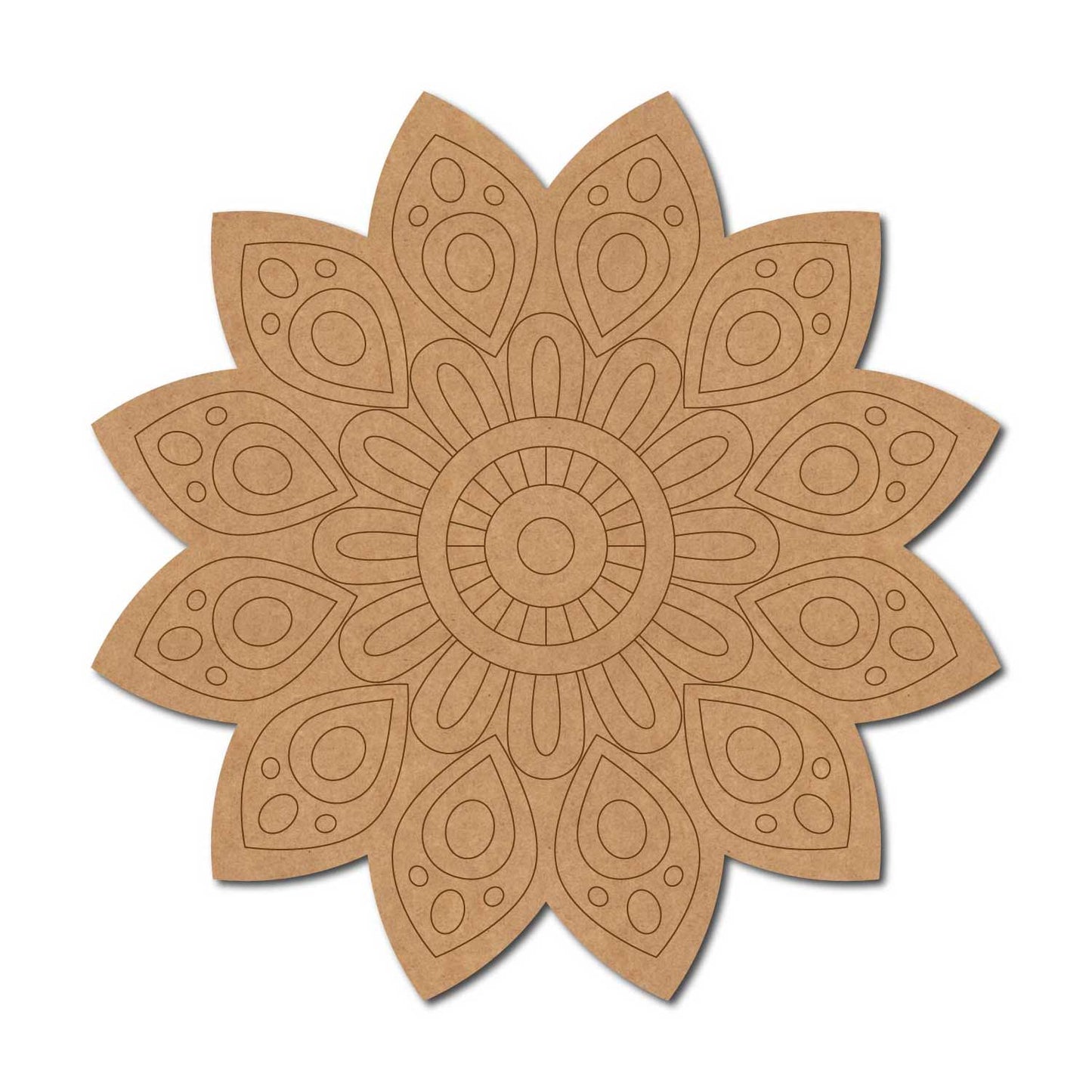 Mandala Pre Marked Base MDF Design 16