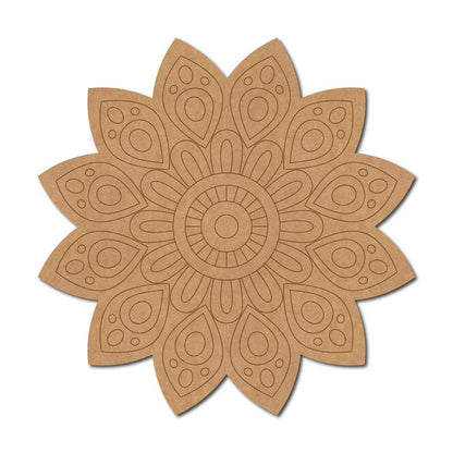 Mandala Pre Marked Base MDF Design 16
