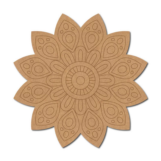 Mandala Pre Marked Base MDF Design 16