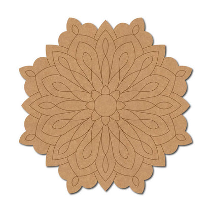 Mandala Pre Marked Base MDF Design 17