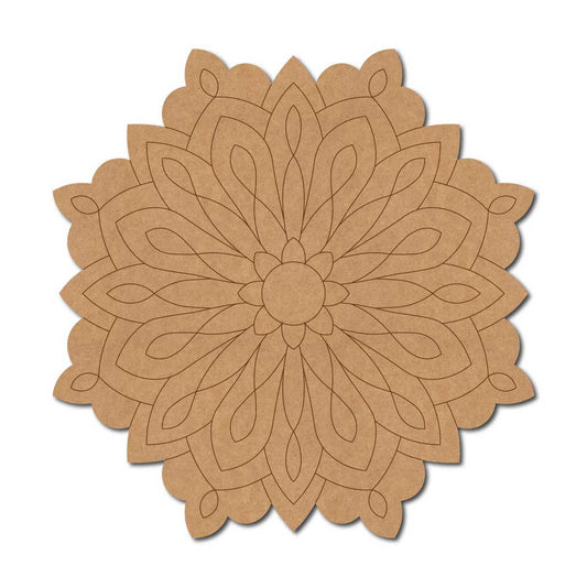 Mandala Pre Marked Base MDF Design 17