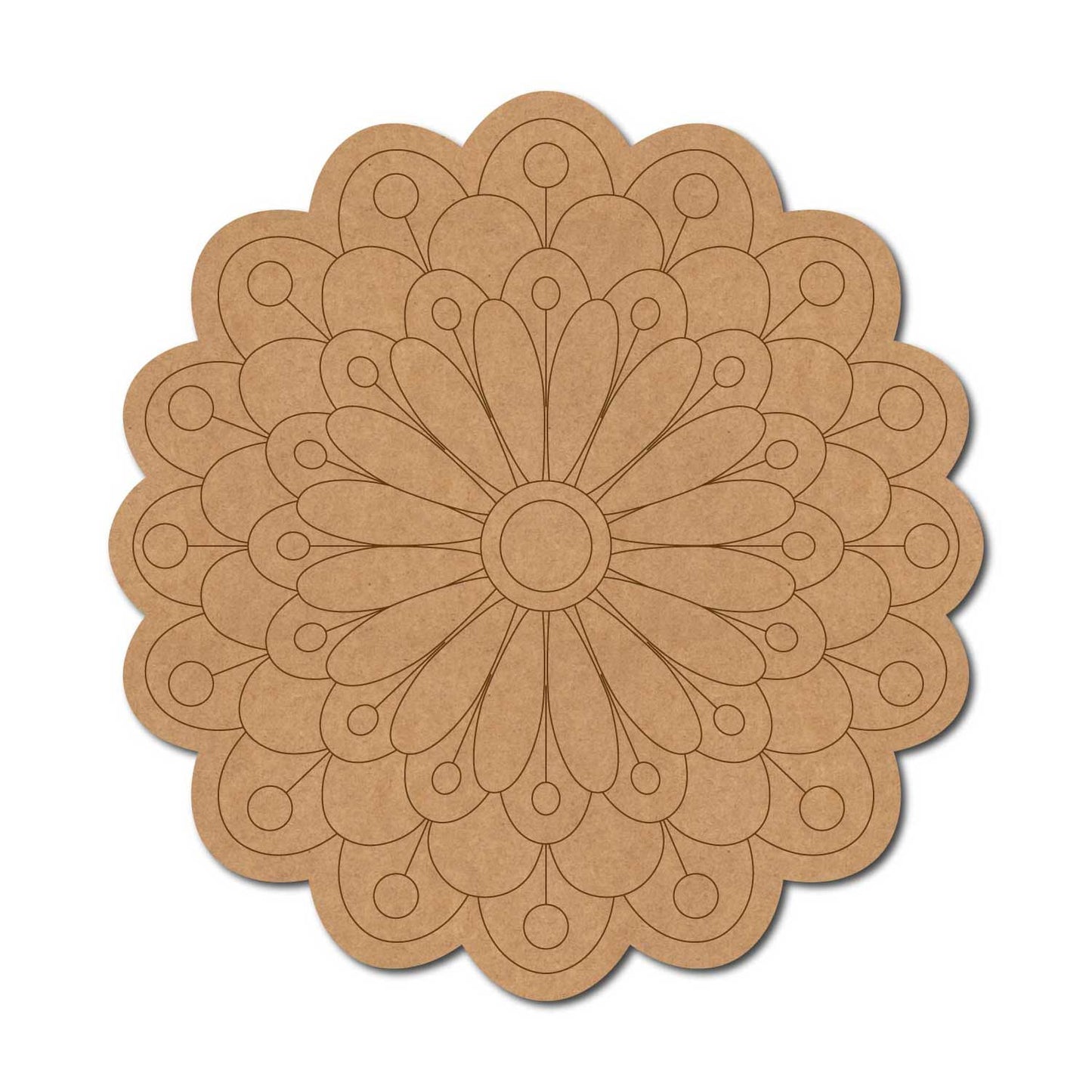 Mandala Pre Marked Base MDF Design 18
