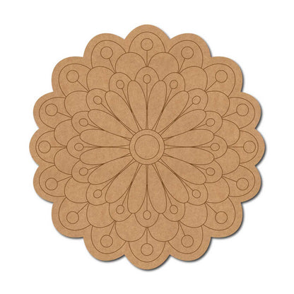 Mandala Pre Marked Base MDF Design 18