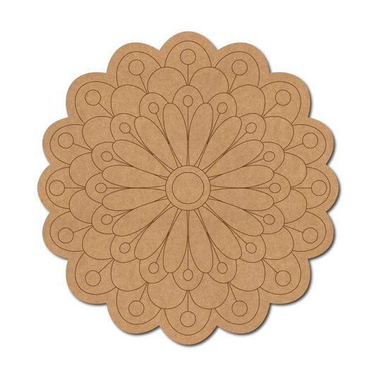 Mandala Pre Marked Base MDF Design 18