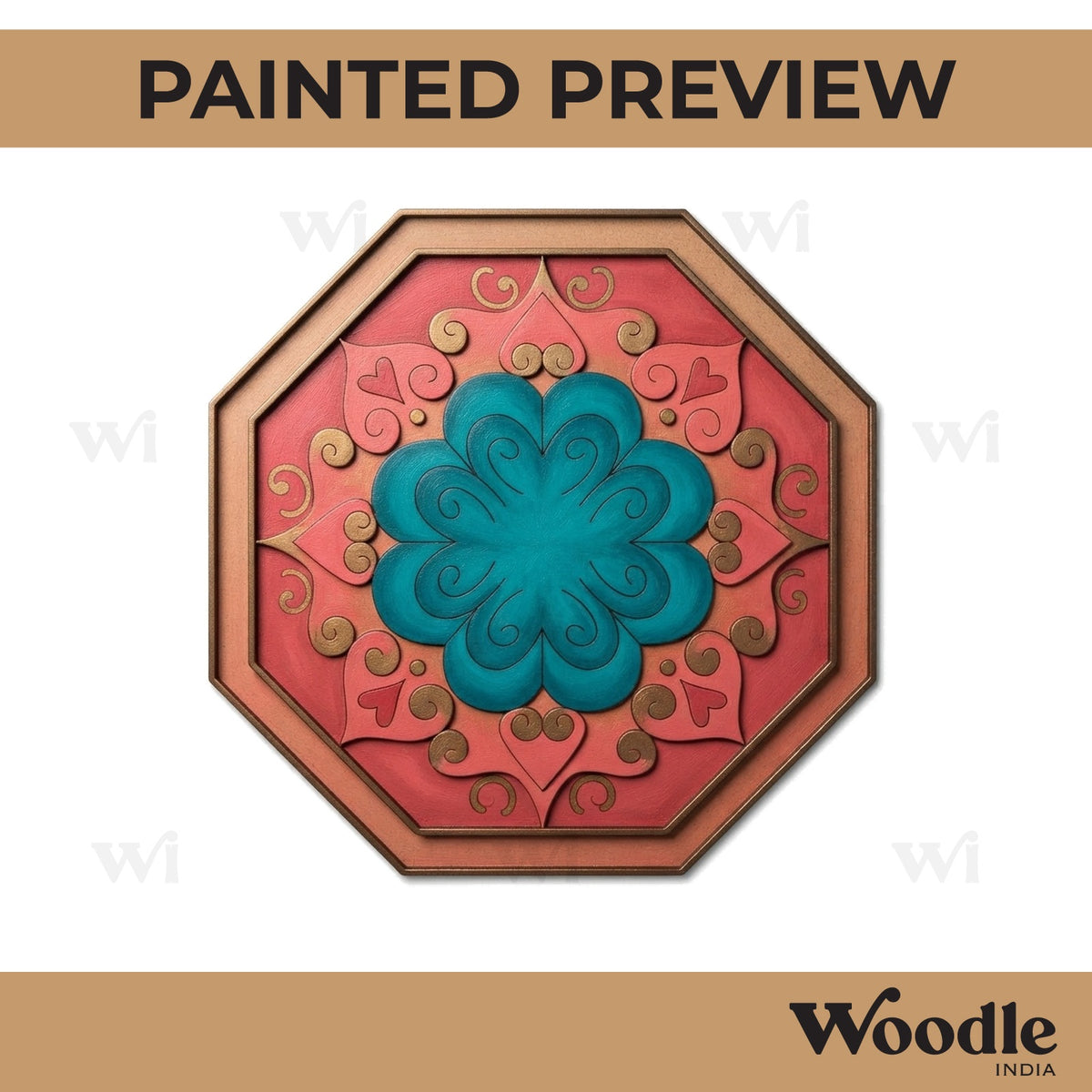 Mandala Pre Marked Base MDF Design 19