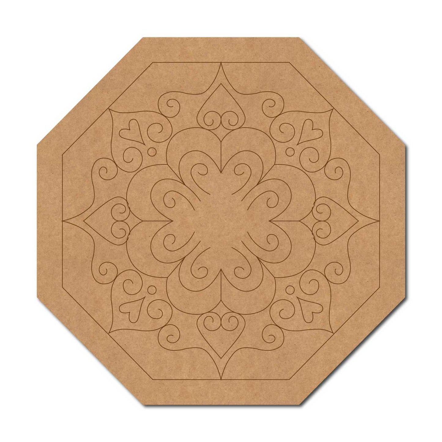 Mandala Pre Marked Base MDF Design 19