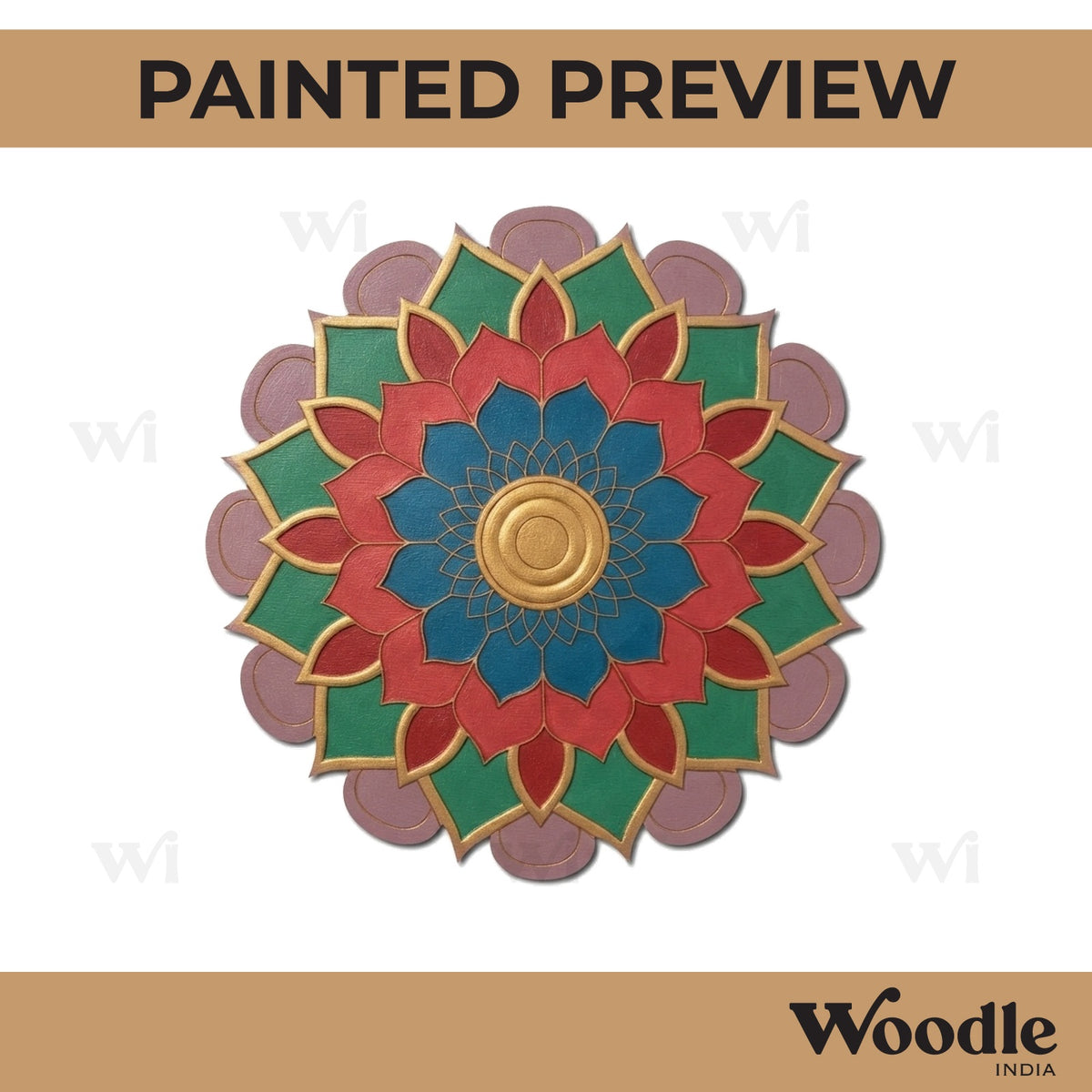 Mandala Pre Marked Base MDF Design 2