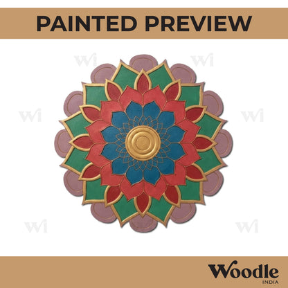 Mandala Pre Marked Base MDF Design 2