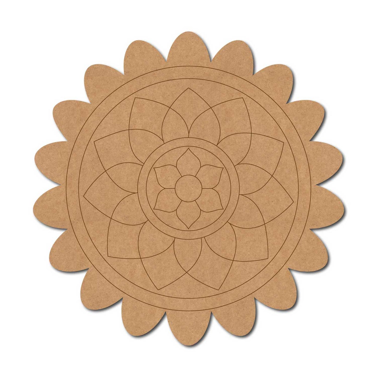 Mandala Pre Marked Base MDF Design 20