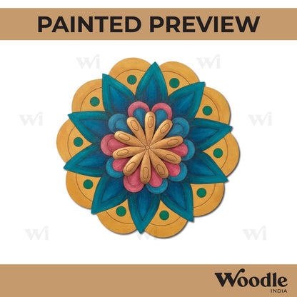Mandala Pre Marked Base MDF Design 23