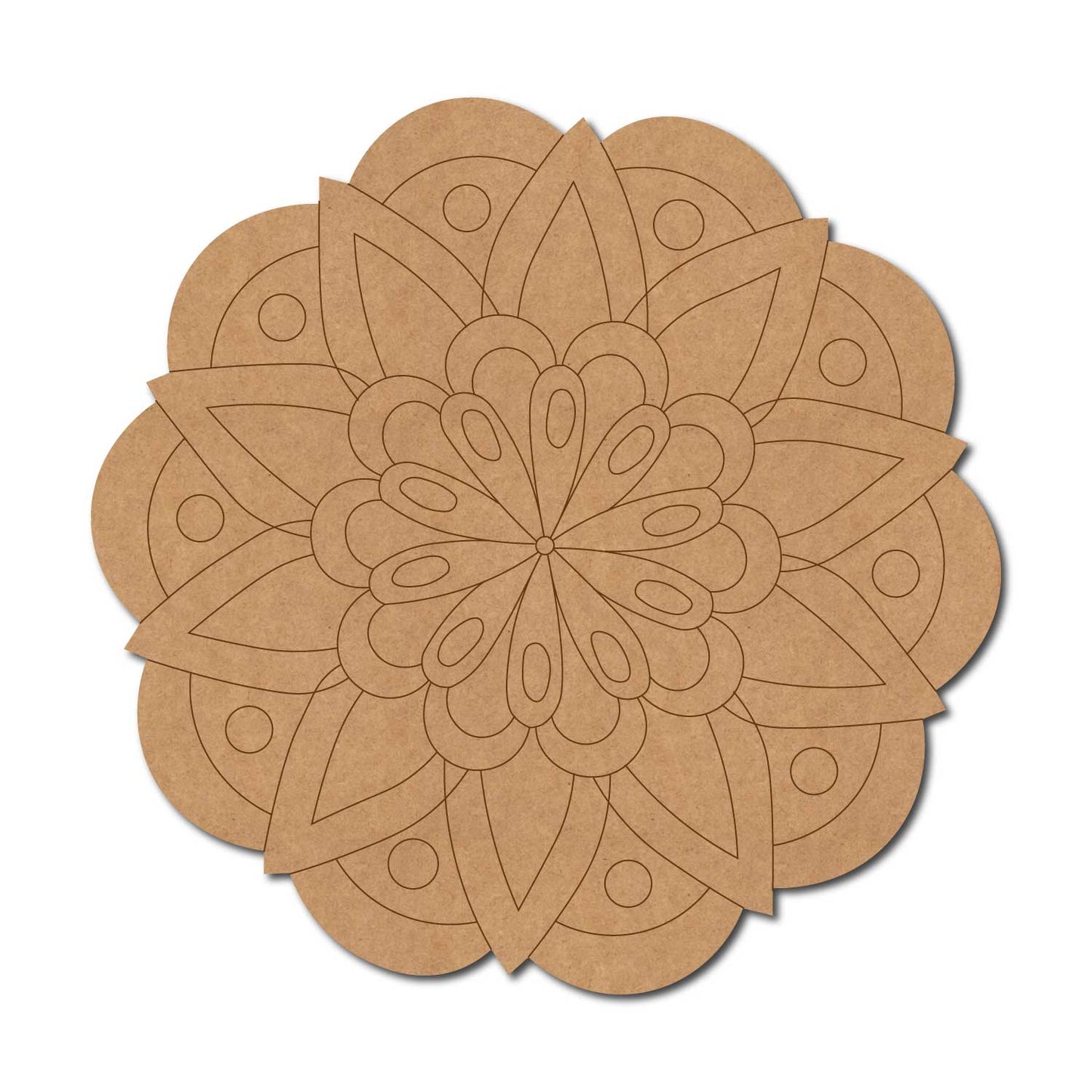 Mandala Pre Marked Base MDF Design 23