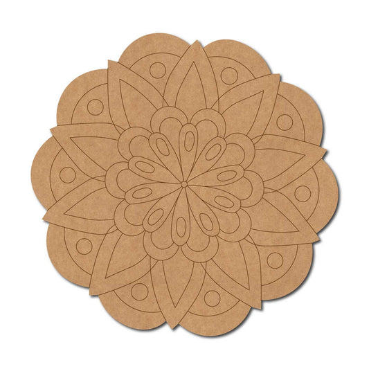 Mandala Pre Marked Base MDF Design 23