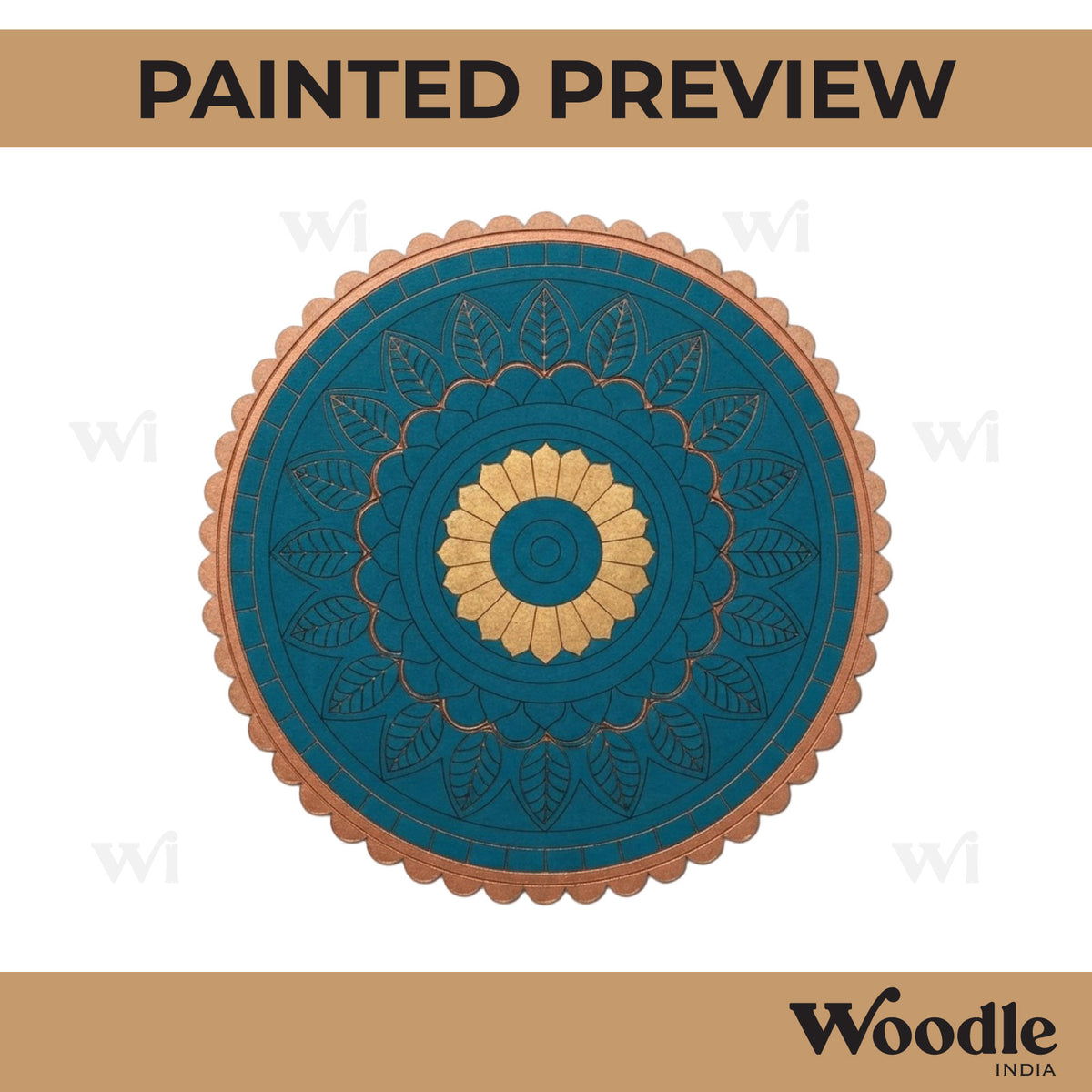 Mandala Pre Marked Base MDF Design 24
