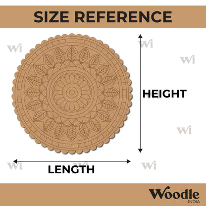 Mandala Pre Marked Base MDF Design 24