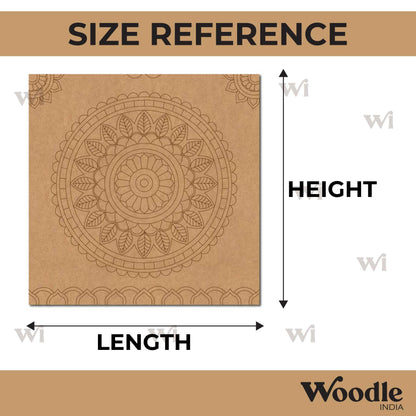 Mandala Pre Marked Base MDF Design 25