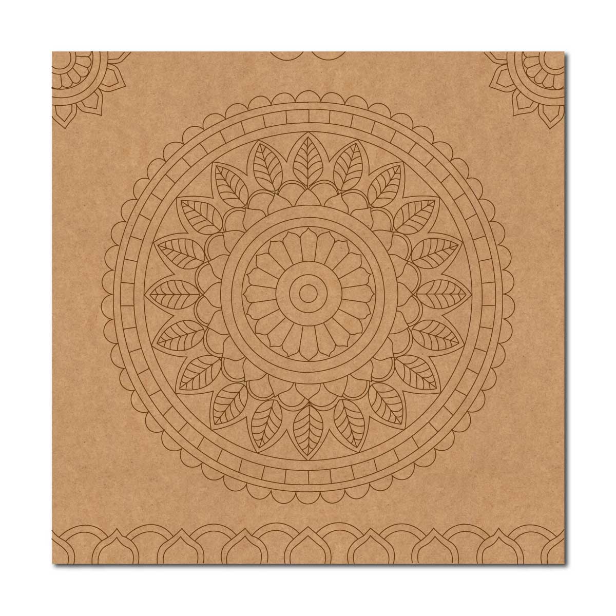 Mandala Pre Marked Base MDF Design 25