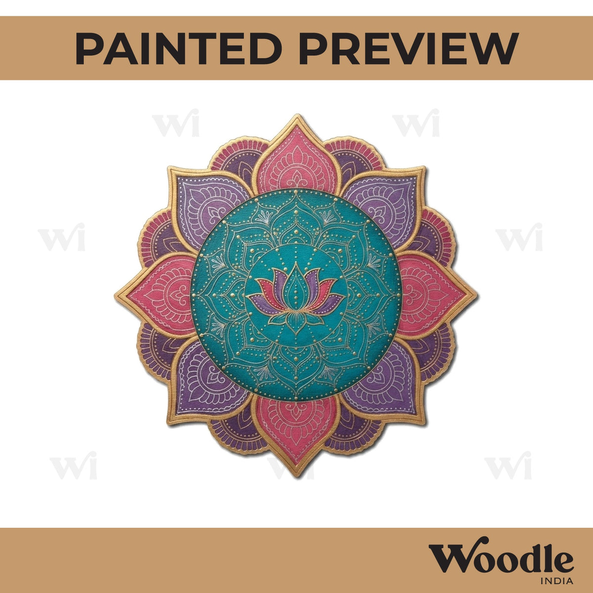 Mandala Pre Marked Base MDF Design 27