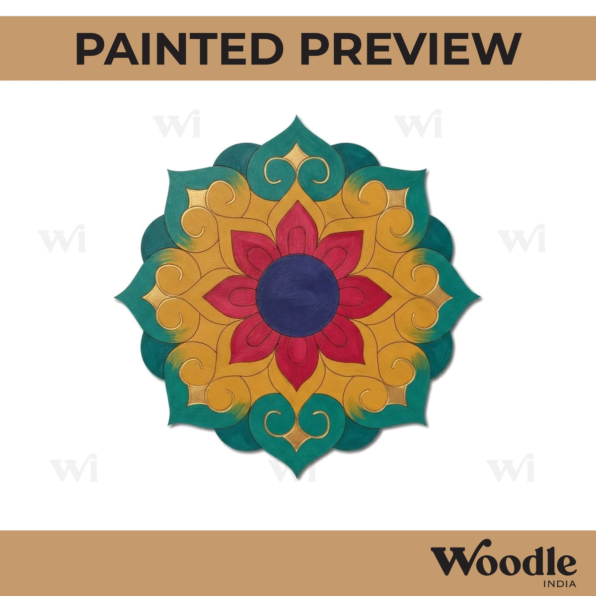 Mandala Pre Marked Base MDF Design 31